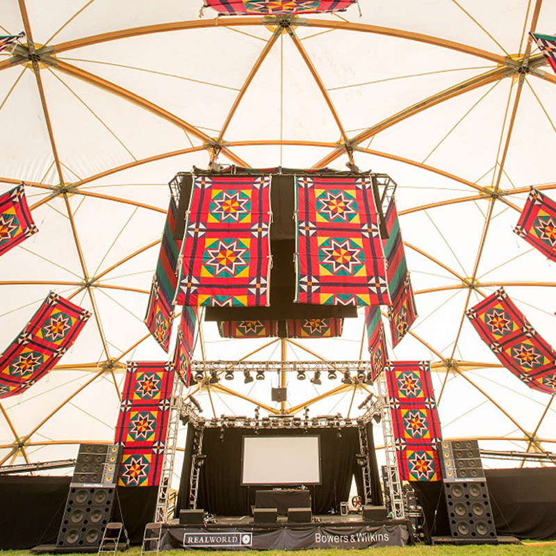 25m Geodesic Dome Hire