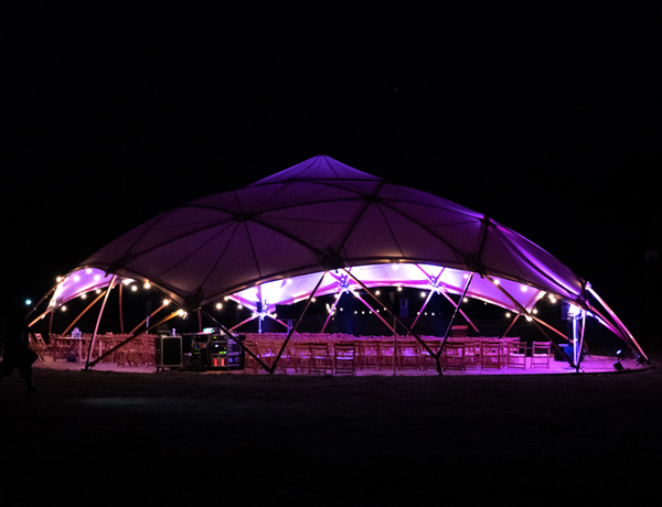 20m Geodesic Dome Hire