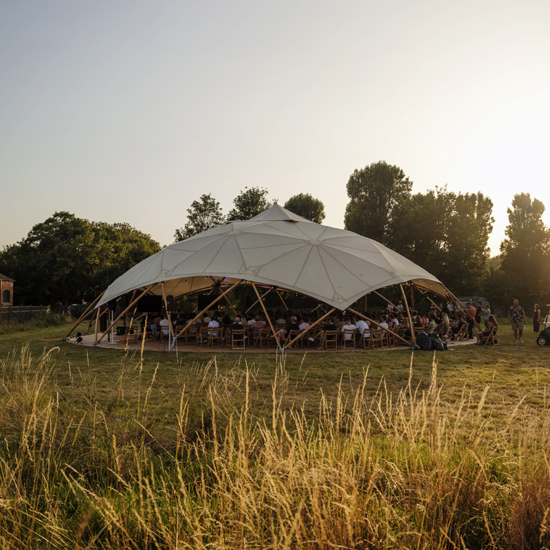 20m Geodesic Dome Hire